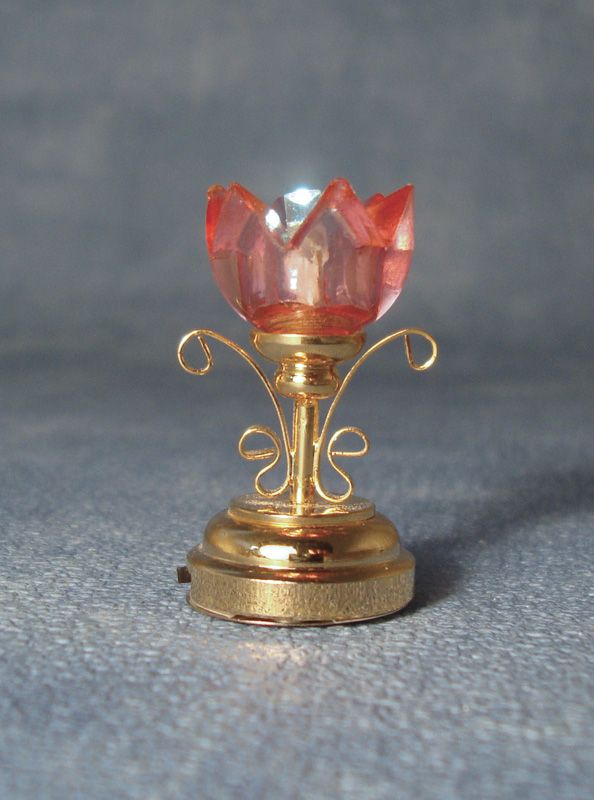 3V LED Lily Ceiling Light for 12th Scale Dolls House