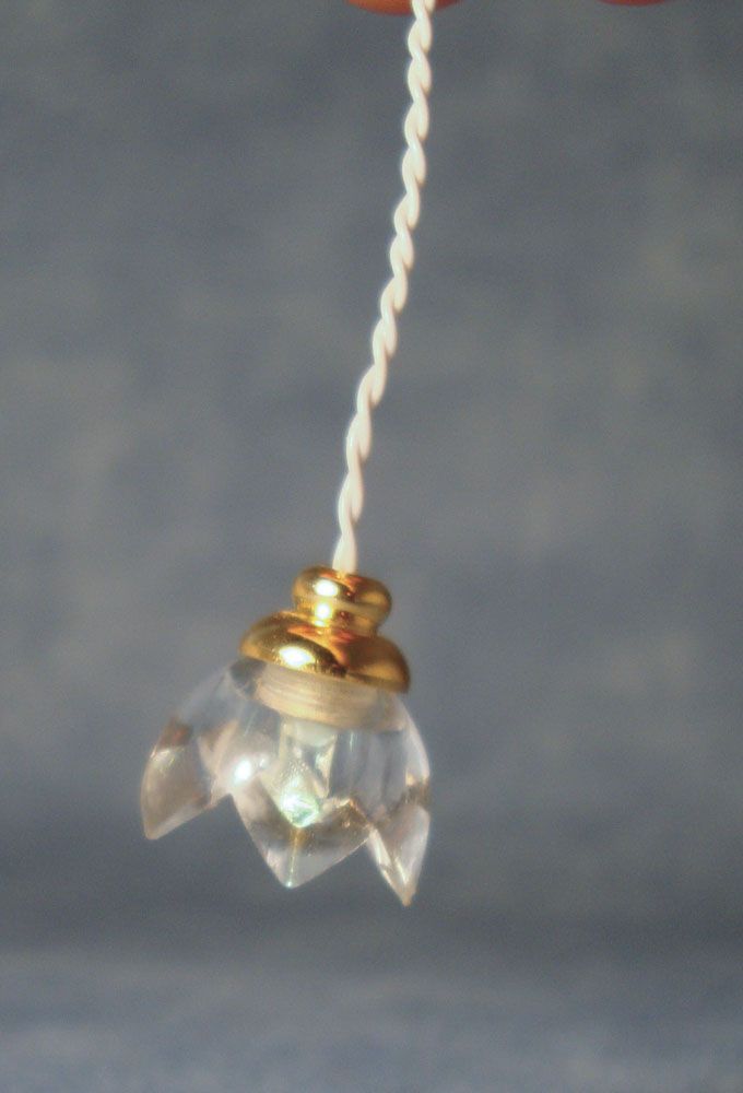 3V Lily Hanging Light for 12th Scale Dolls House