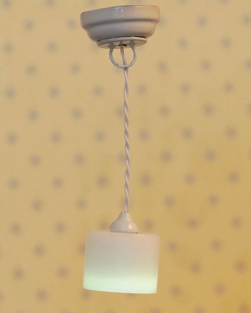 3V LED Modern Ceiling Light for 12th Scale Dolls House