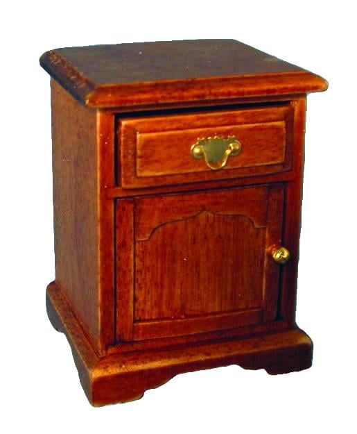 Oak Nightstand for 12th Scale Dolls House
