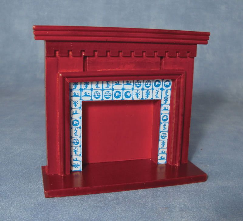 Tiled Fireplace for 12th Scale Dolls House