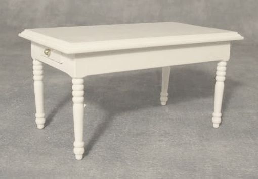White Kitchen Table for 12th Scale Dolls House