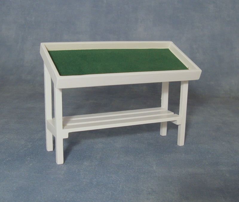 White Market Stall Shelf for 12th Scale Dolls House