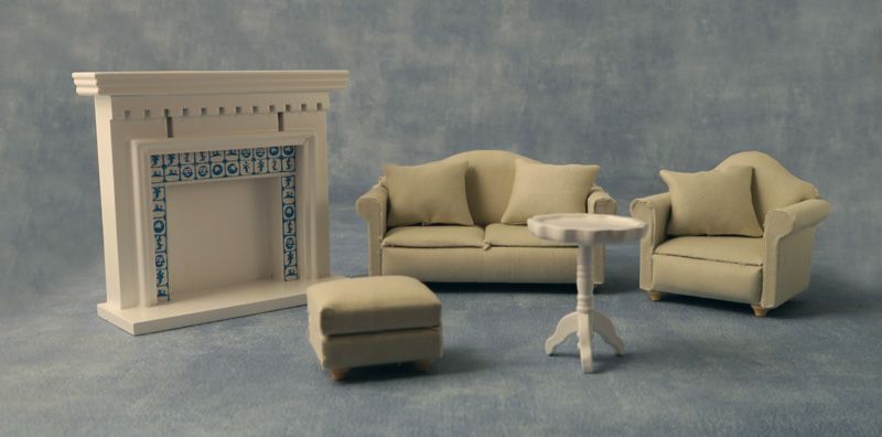 Living Room Set for 12th Scale Dolls House