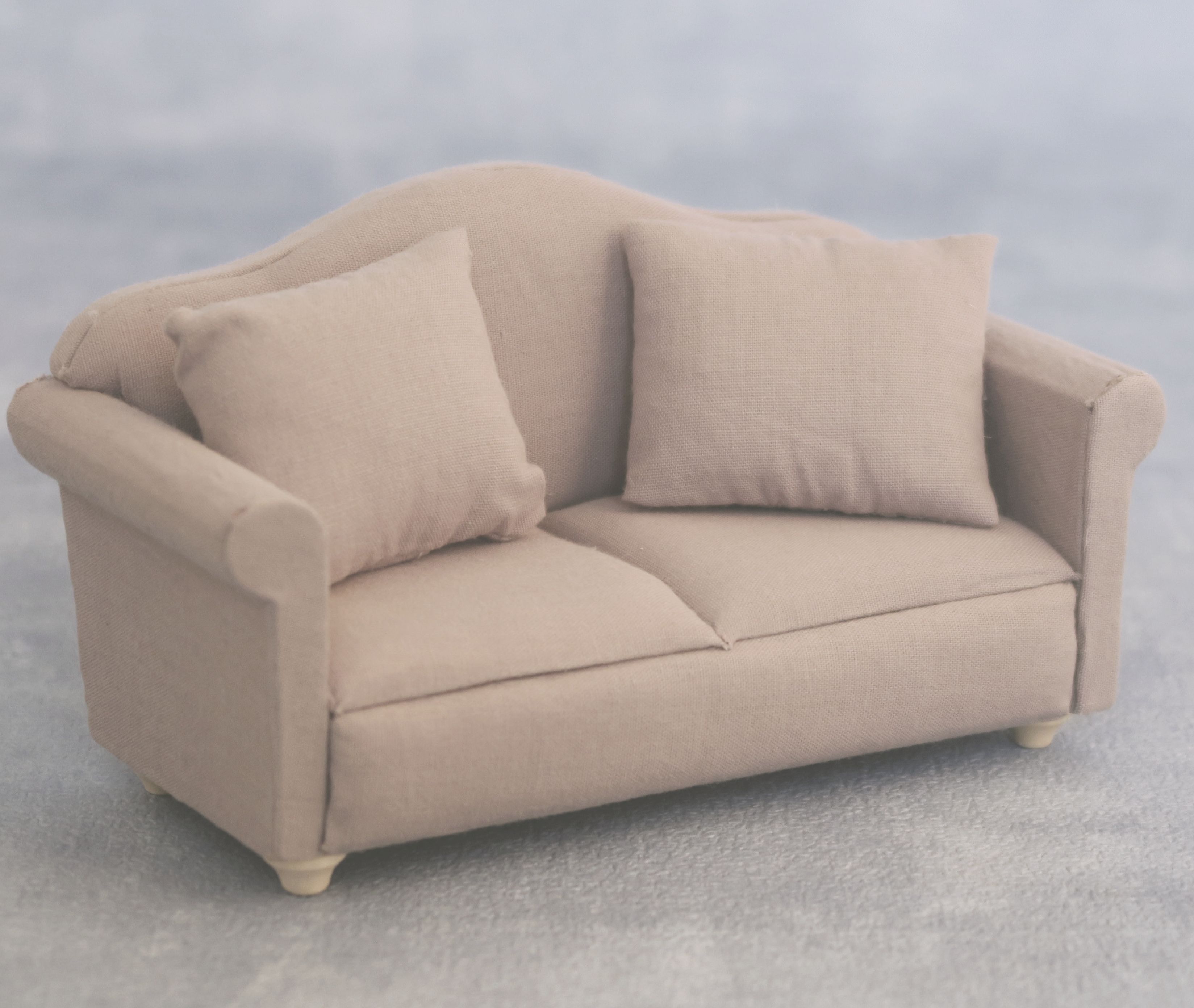 Grey Sofa for 12th Scale Dolls House