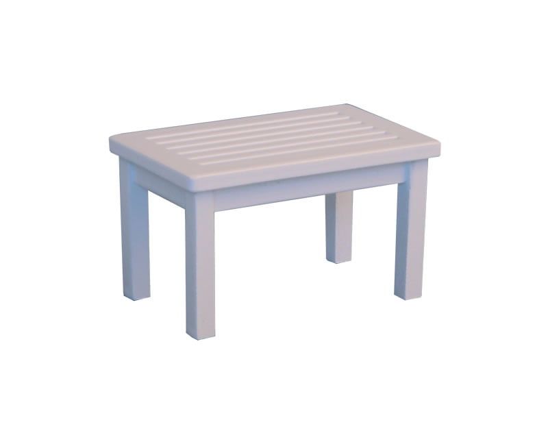 White Garden Table for 12th Scale Dolls House