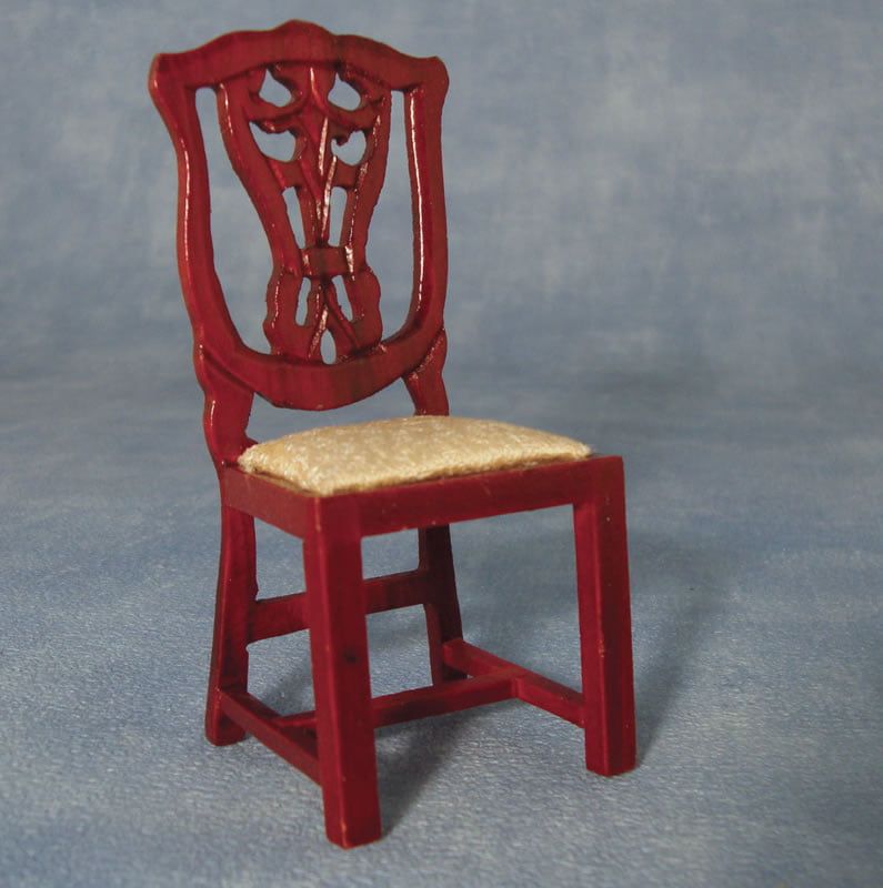 Mahogany Chair for 12th Scale Dolls House