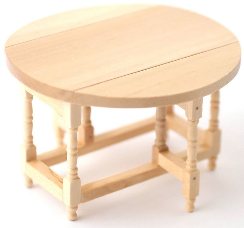 Pine Table with Gate Leg for 12th Scale Dolls House