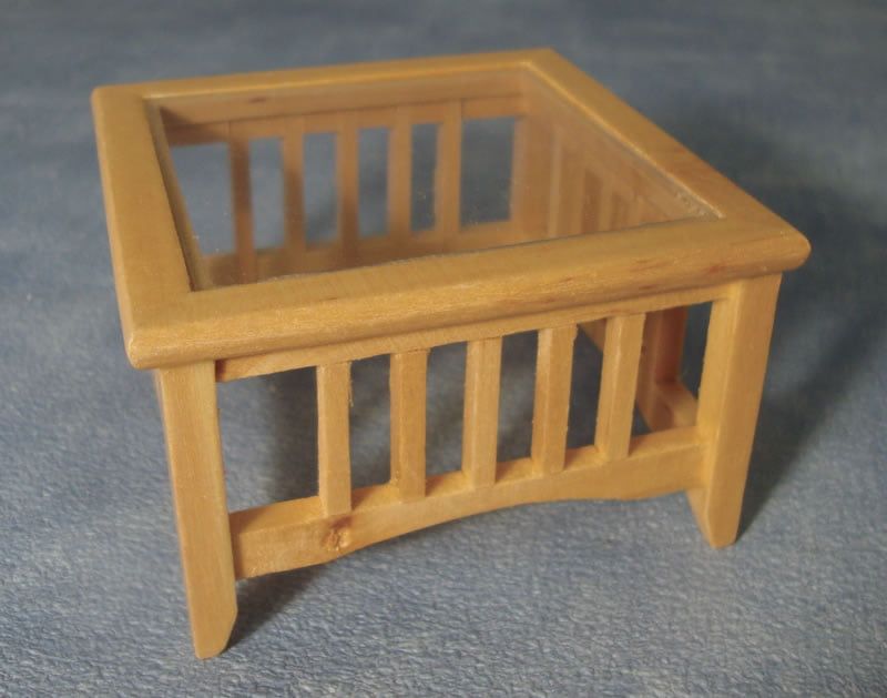 Glass Topped Coffee Table for 12th Scale Dolls House