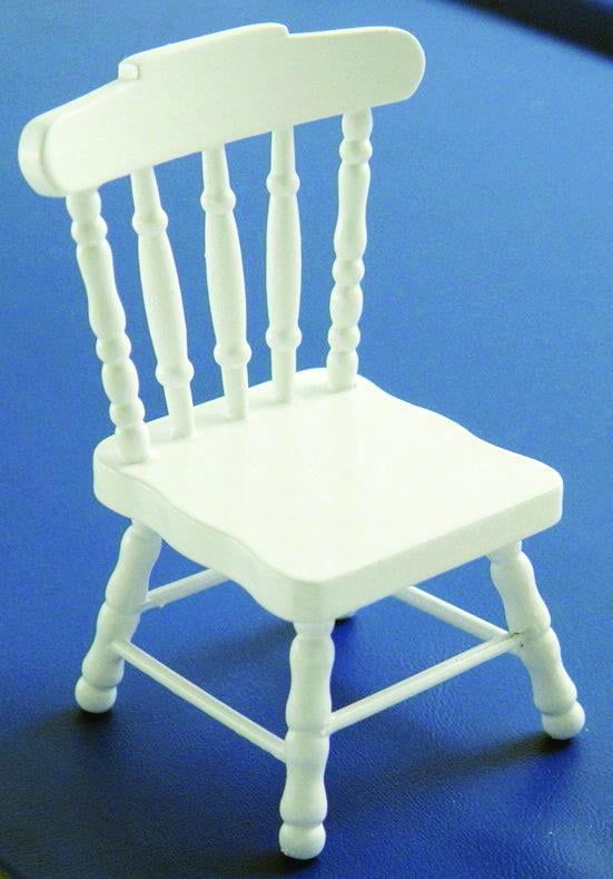 White Kitchen Chair for 12th Scale Dolls House