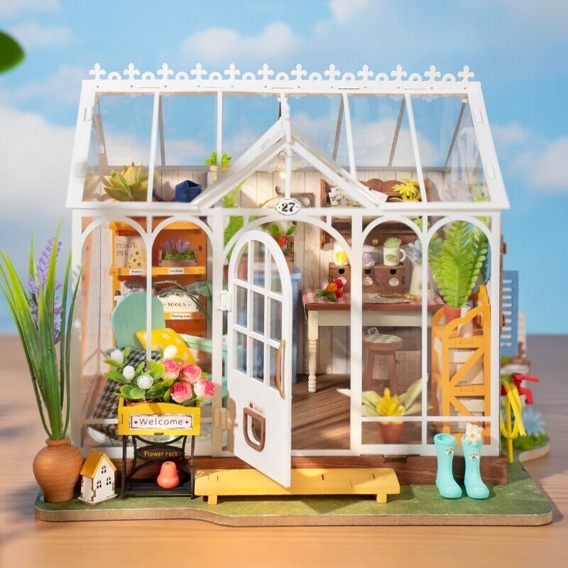 Kit Maison Miniature Rolife Super Creator - Maquette DIY à Monter Sans Colle - Thème Nature Energy Fruits - Décoration Bibliothèque, Loisir Créatif Adulte/enfant