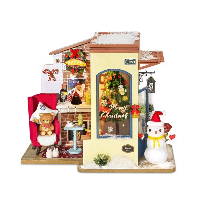 Rolife Snow House DIY Miniature Dollhouse Kit Hobbies