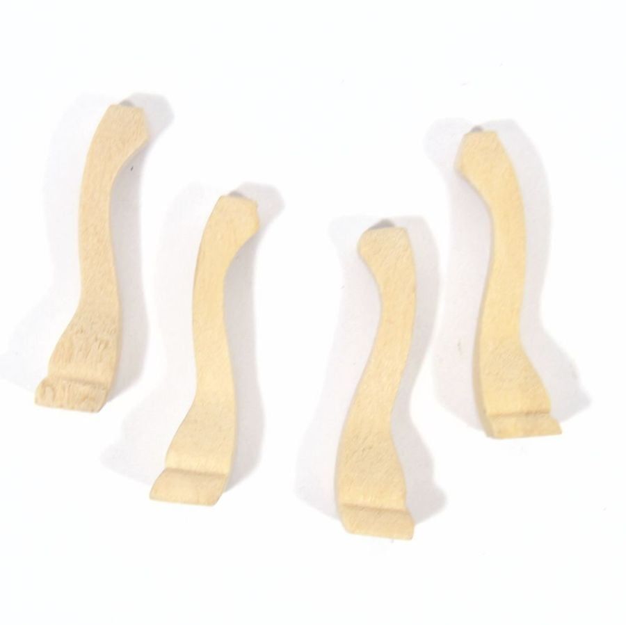 Chair Legs x 4 for 1/12 Scale Dolls House