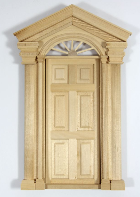 Deluxe Toplight Front Door for 12th Scale Dolls House