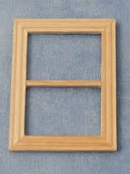 Wooden Two Pane Window for 12th Scale Dolls House