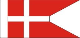 Denmark Naval Ensign Fabric Flag