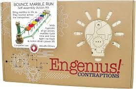 Cheatwell Engenius: Bounce Marble Run Wooden Model Kit