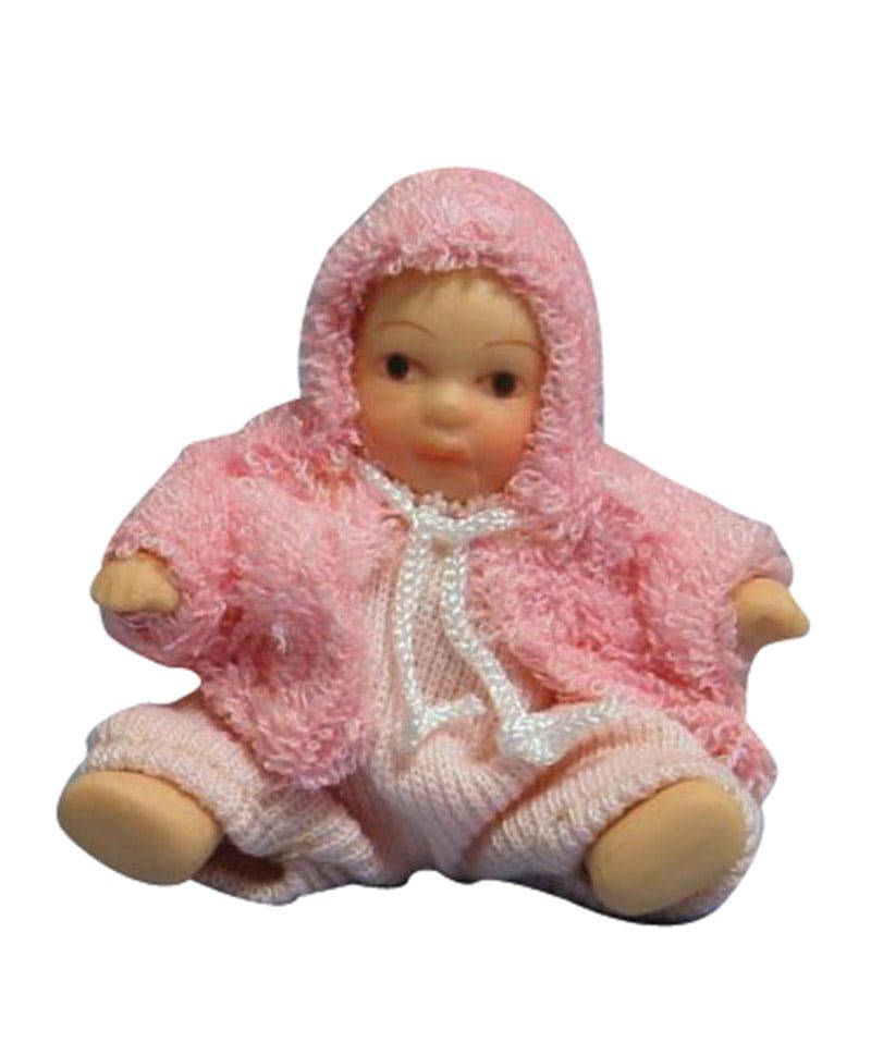 Poseable Baby Girl for 12th Scale Dolls House