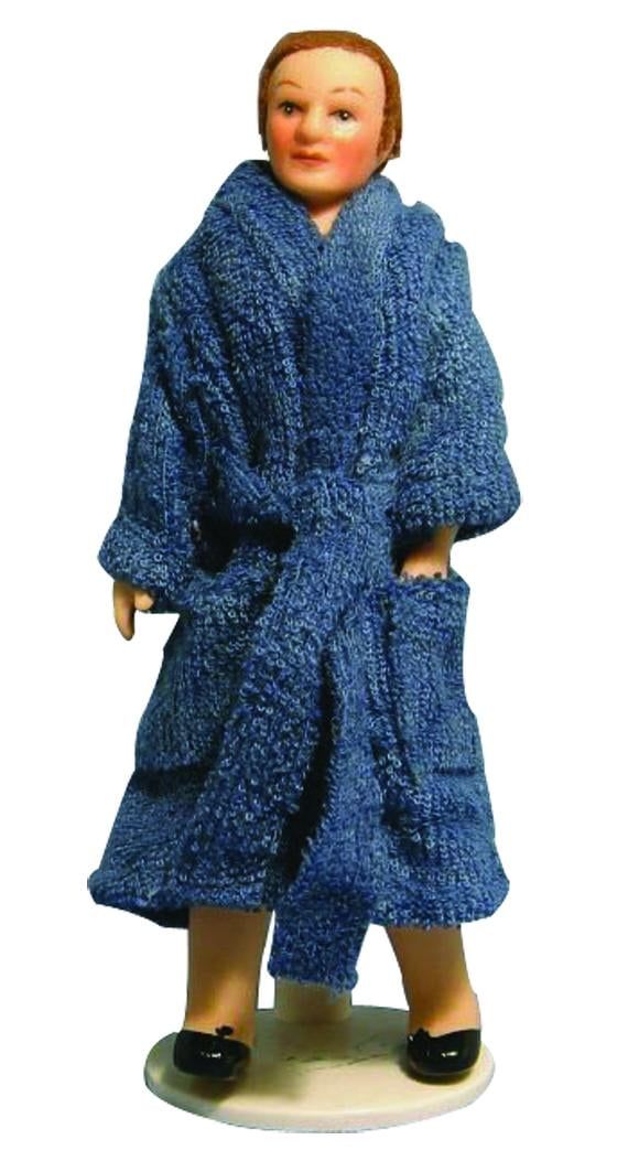 Poseable Man In Robe for 12th Scale Dolls House