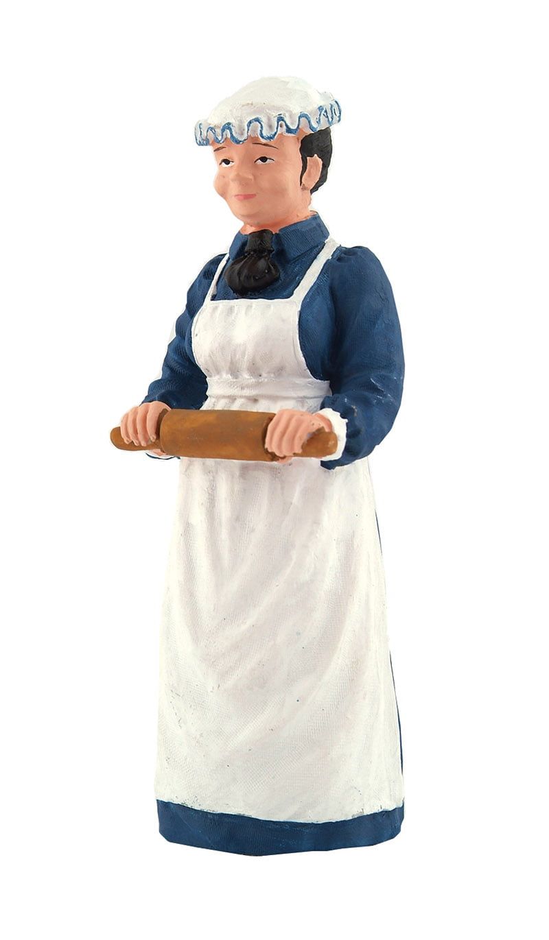 Resin Cook with Rolling Pin for 12th Scale Dolls House