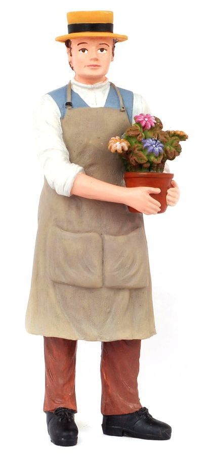 Resin Gardener Figure for 12th Scale Dolls House