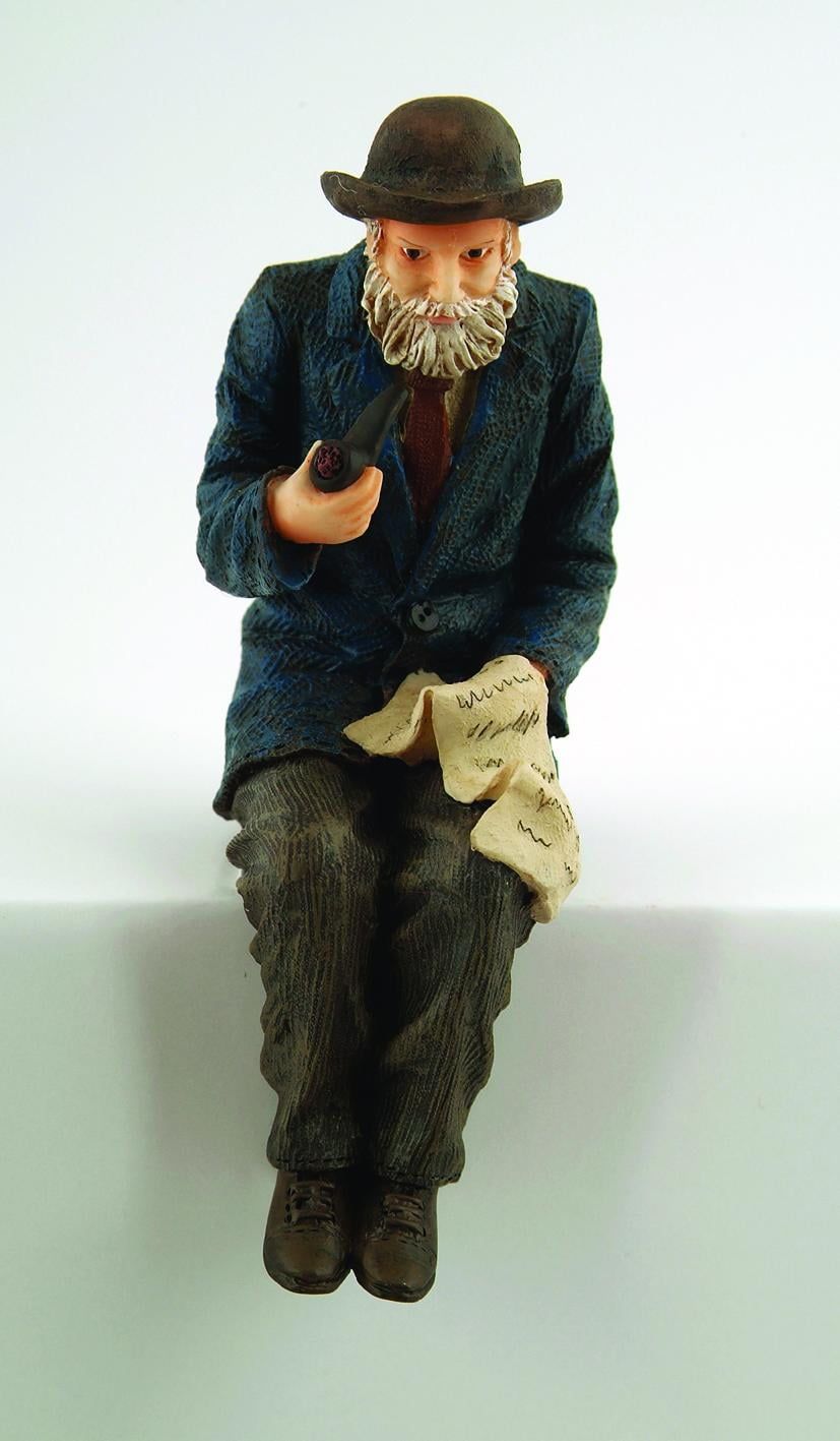 12th Scale Grandfather Sitting Resin Figure