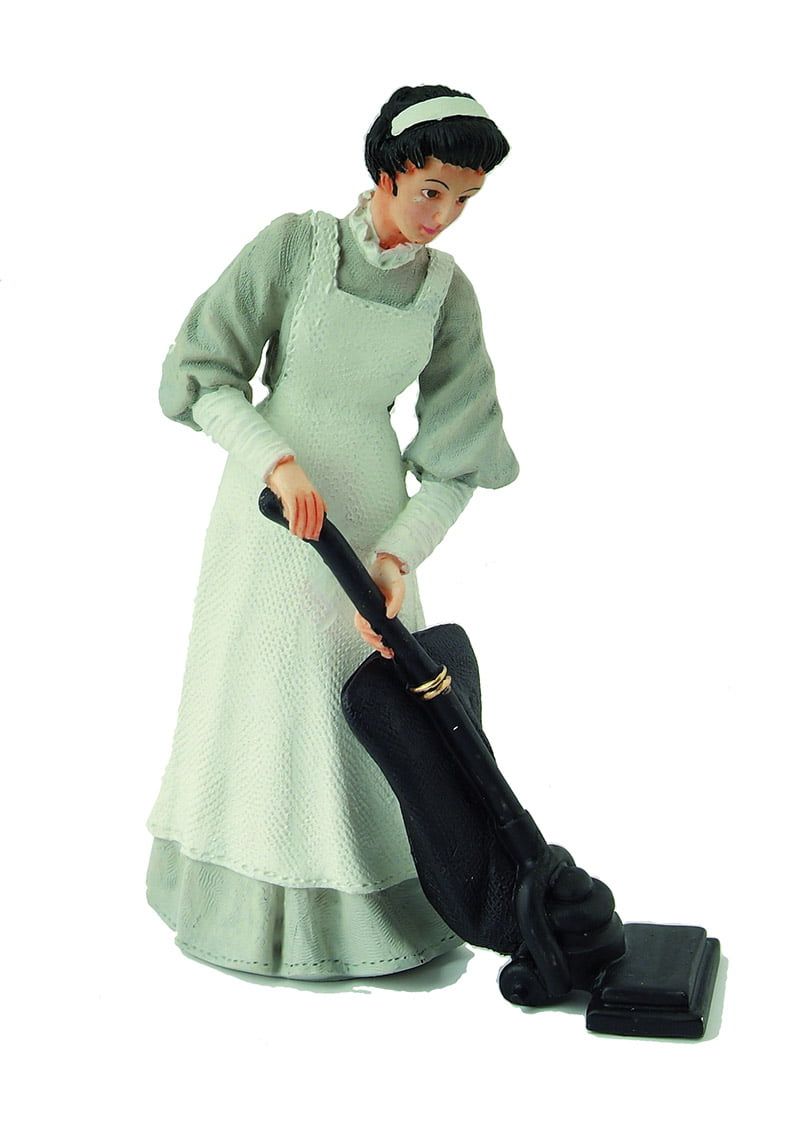 Vacuuming Maid for 12th Scale Dolls House