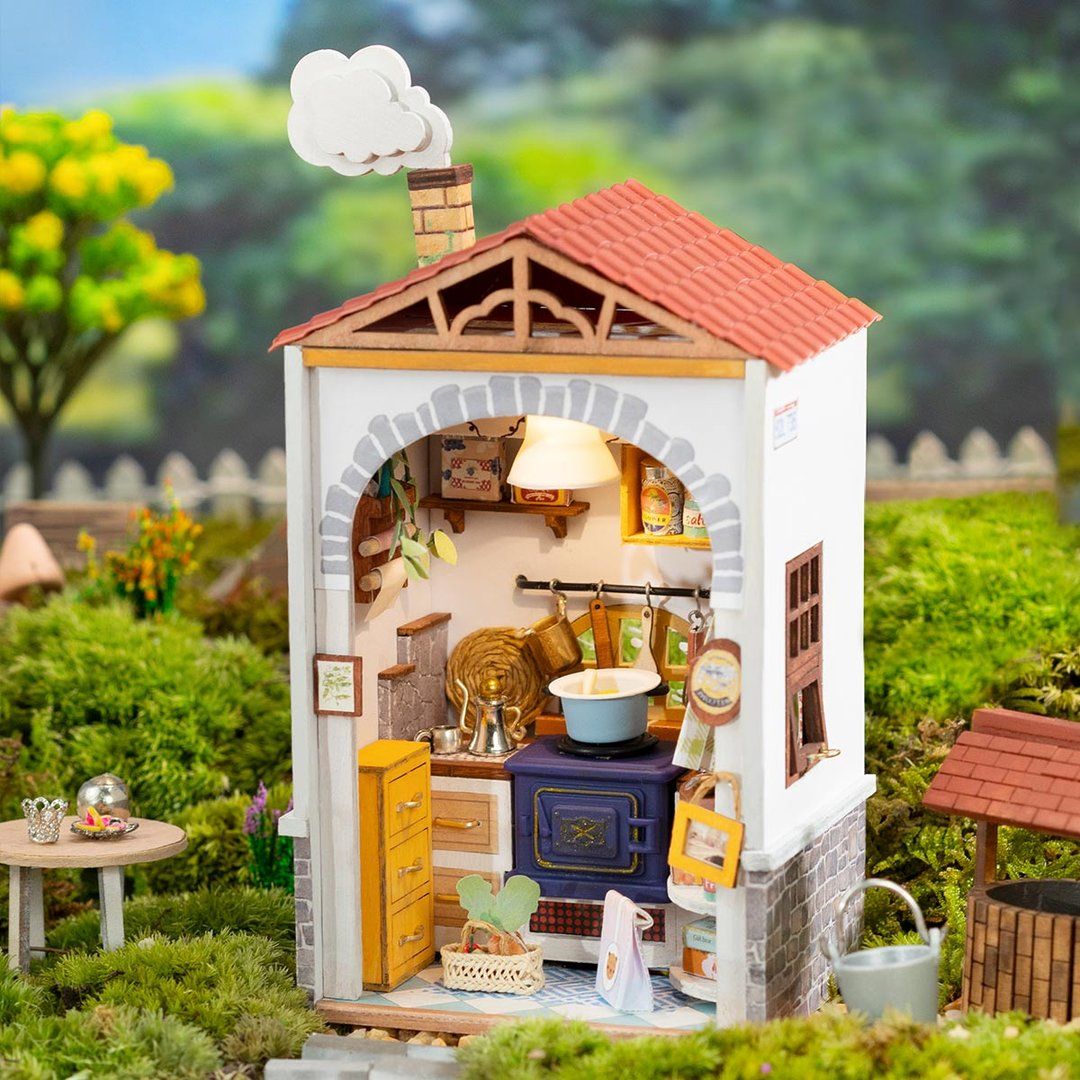 Rolife Flavor Kitchen DIY Miniature House Kit | Hobbies