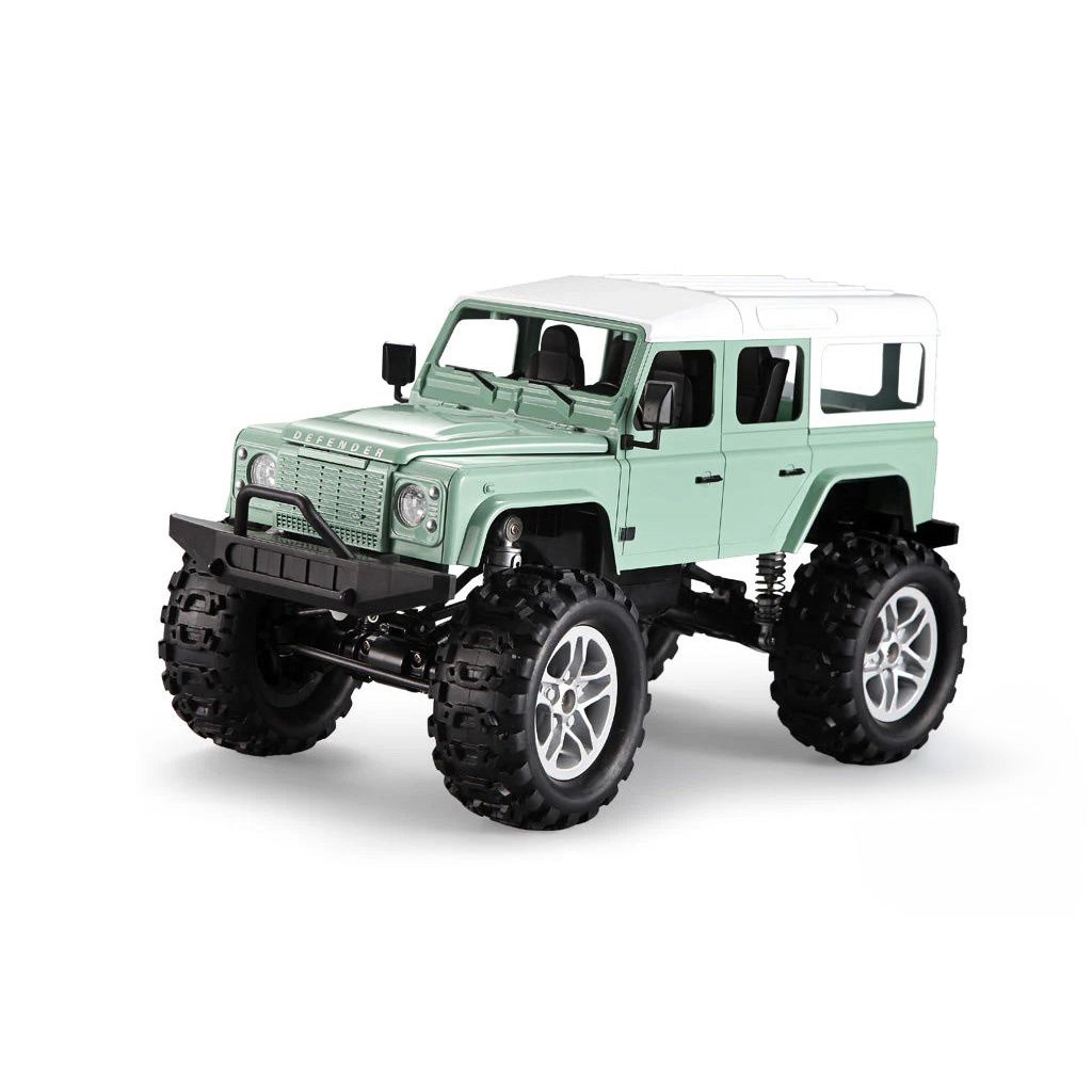 Double E 1/14 Scale Green Ready to Run RC Land Rover Defender Rock Crawler