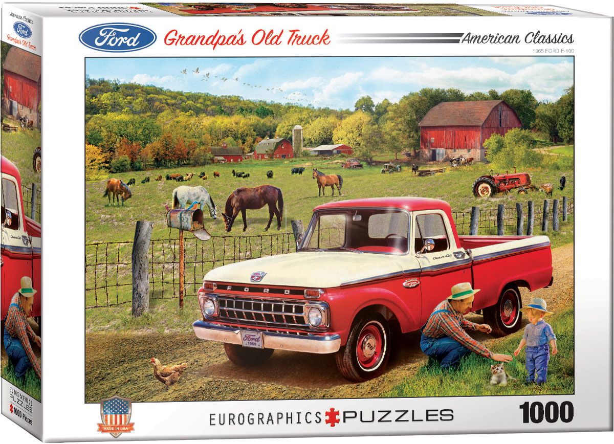 Eurographics Grandpa's Old Truck 1000 Piece Jigsaw