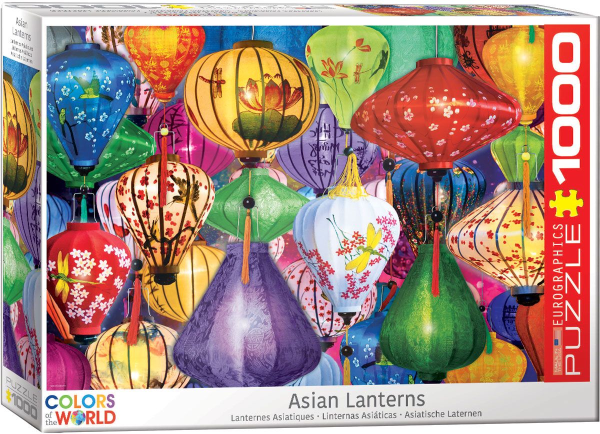 Eurographics Asian Lanterns 1000 Piece Jigsaw