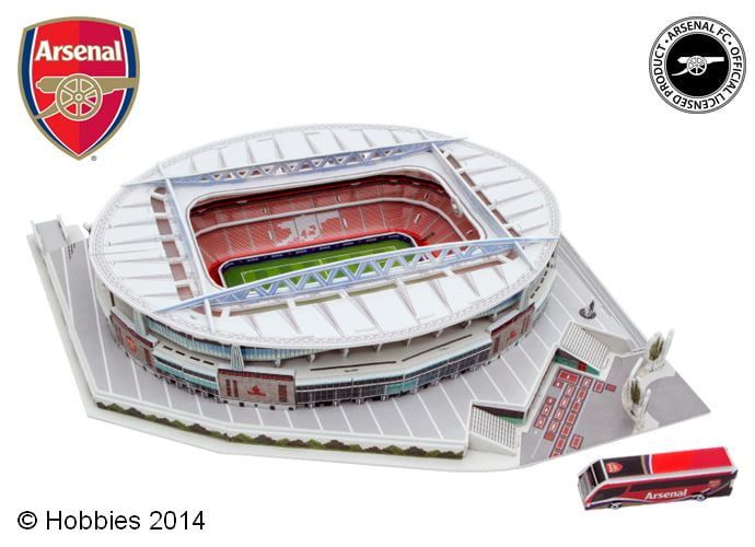 3D Arsenal Football Club Emirates Stadium Model Kit