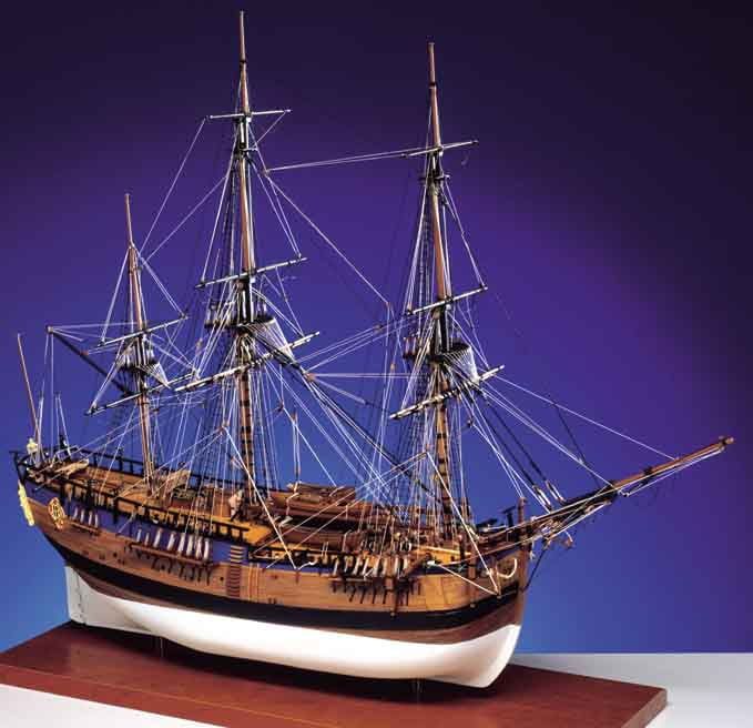 Caldercraft 1/64 Scale HM Bark Endeavour 1768 Model Kit