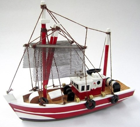 Fishing Magician Starter Model Boat Kit - Build Your Own Wooden Model Ship