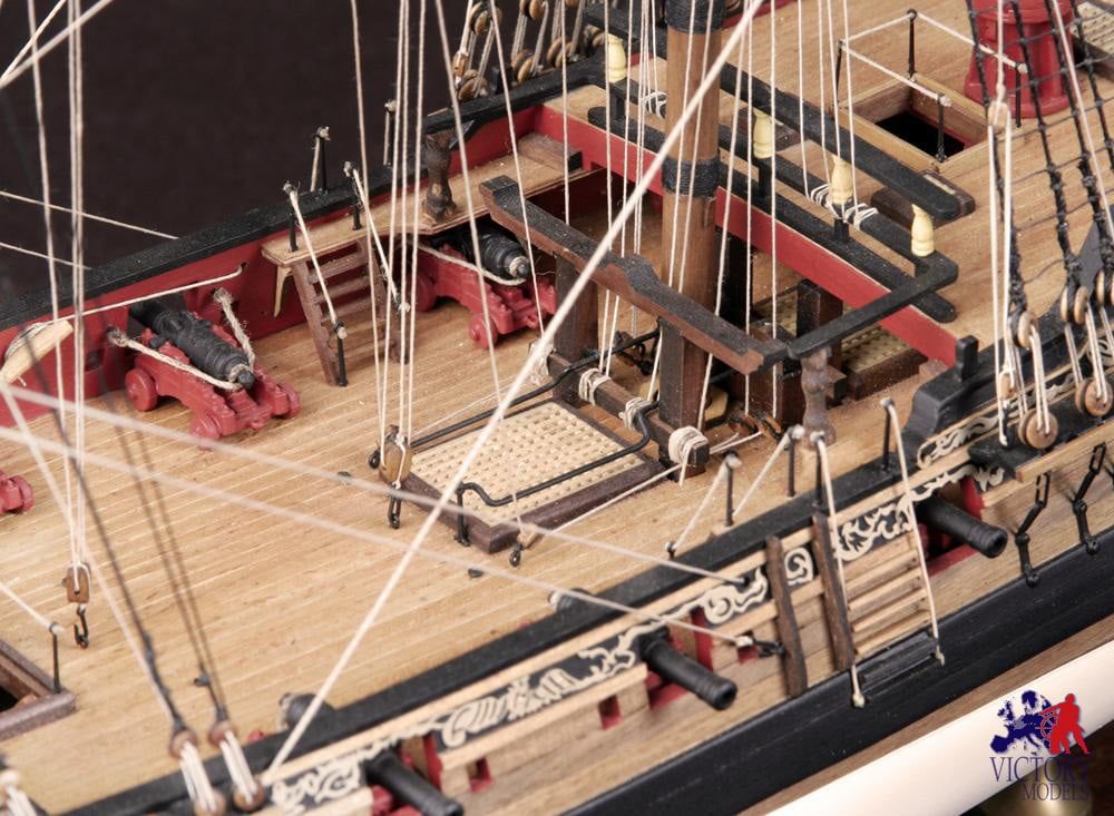 Victory Models HMS Fly Circa 1776 1:64 Scale Wooden Model Ship Kit 1303 ...