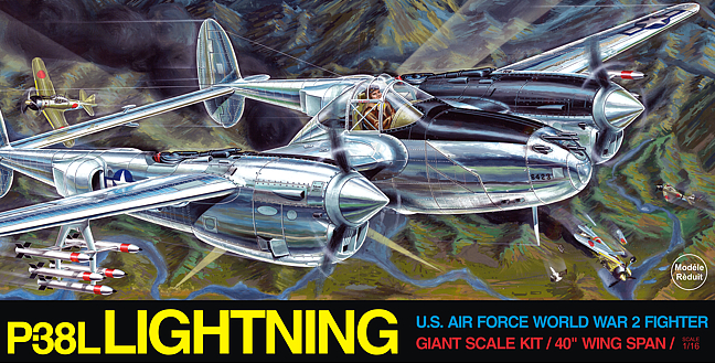 Guillows P-38 Lightning Balsa Plane Kit