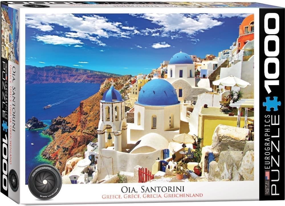 Oia Santorini Greece 1000 Piece Jigsaw