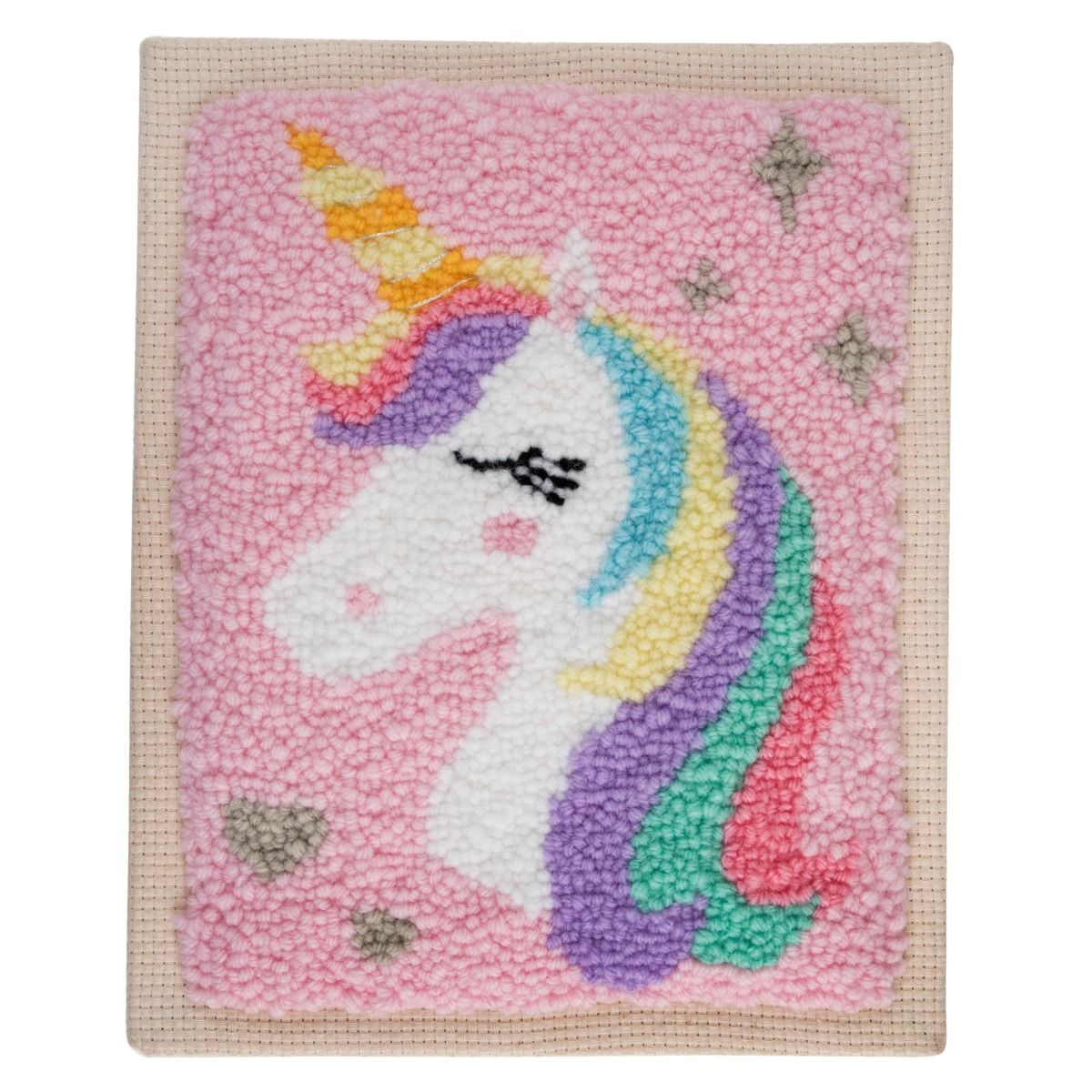 Trimits Unicorn Embroidery Punch Needle Kit