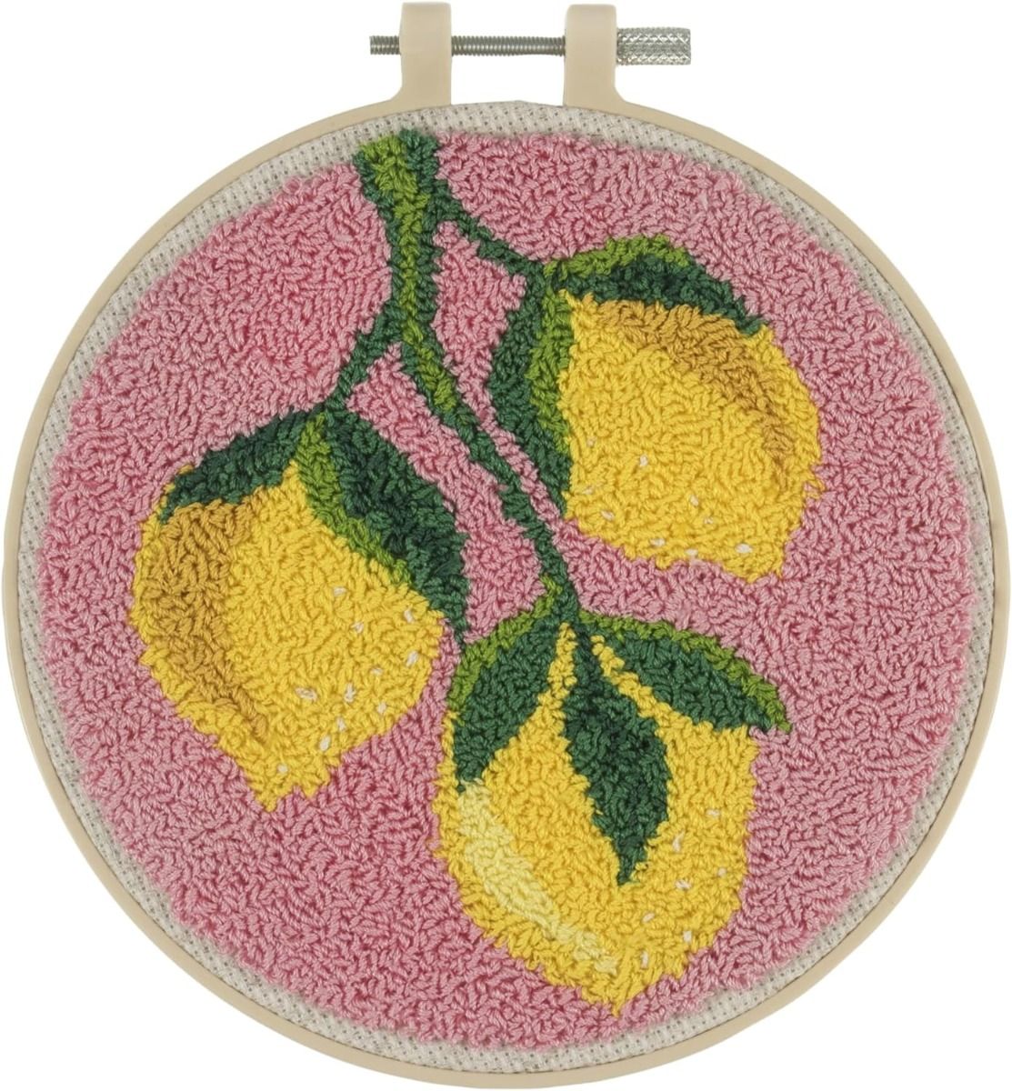 Trimits Lemons Embroidery Punch Needle Kit