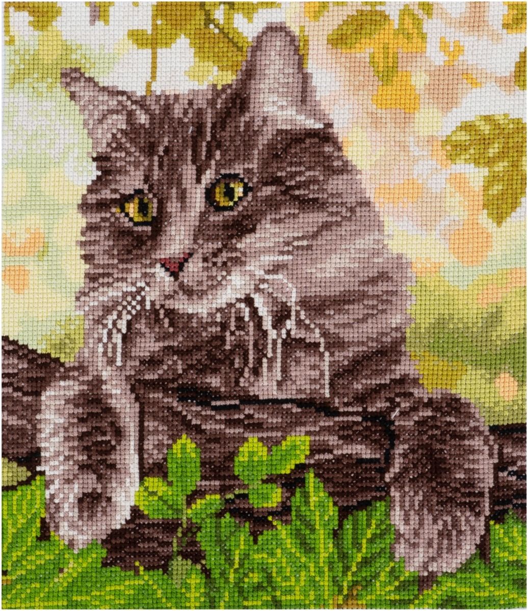 Trimits Cat Large Counted Cross Stitch Kit