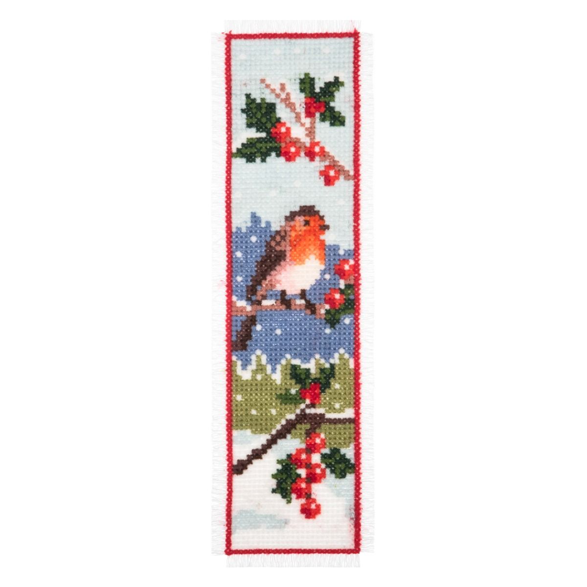 Trimits Robin Bookmark Counted Cross Stitch Kit