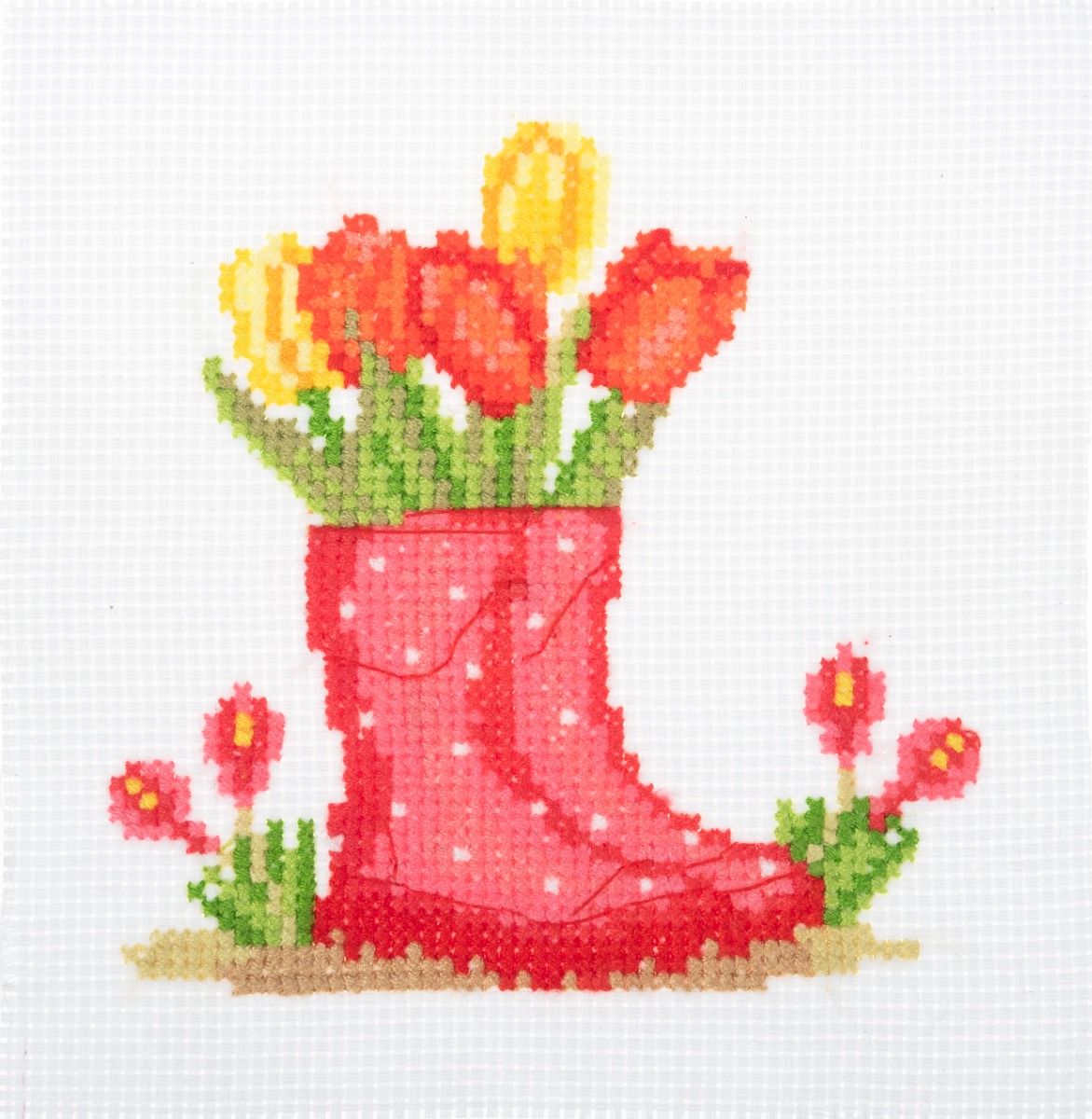 Trimits Wellies Mini Counted Cross Stitch Kit