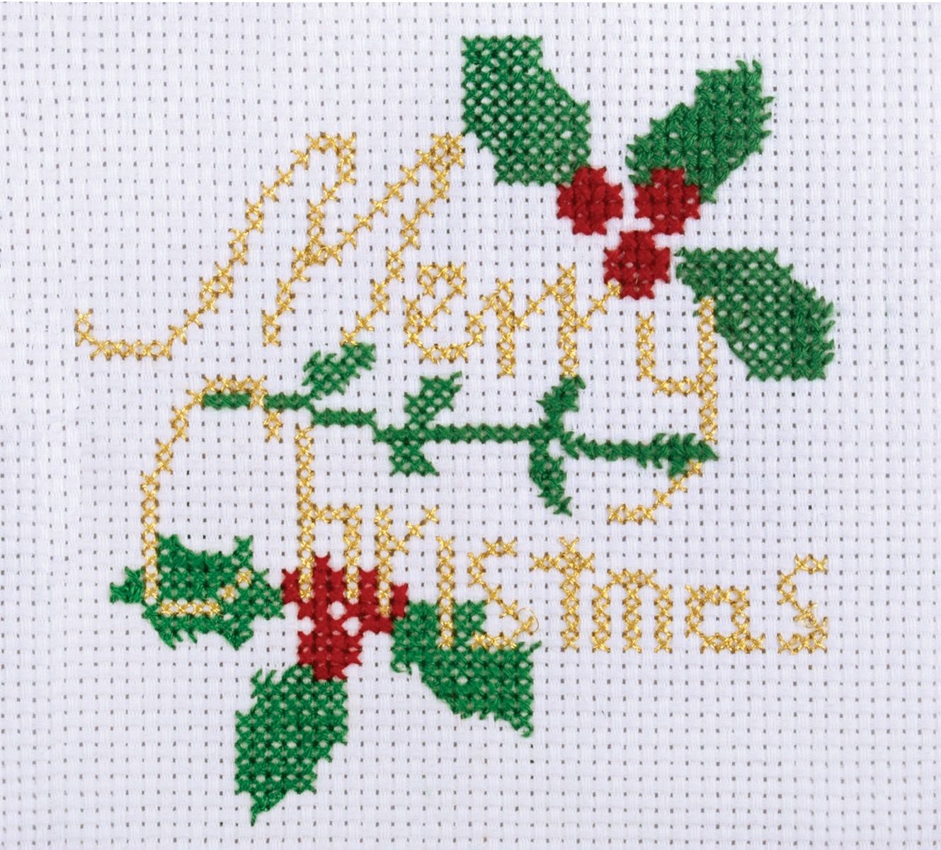 Trimits Merry Christmas Mini Counted Cross Stitch Kit