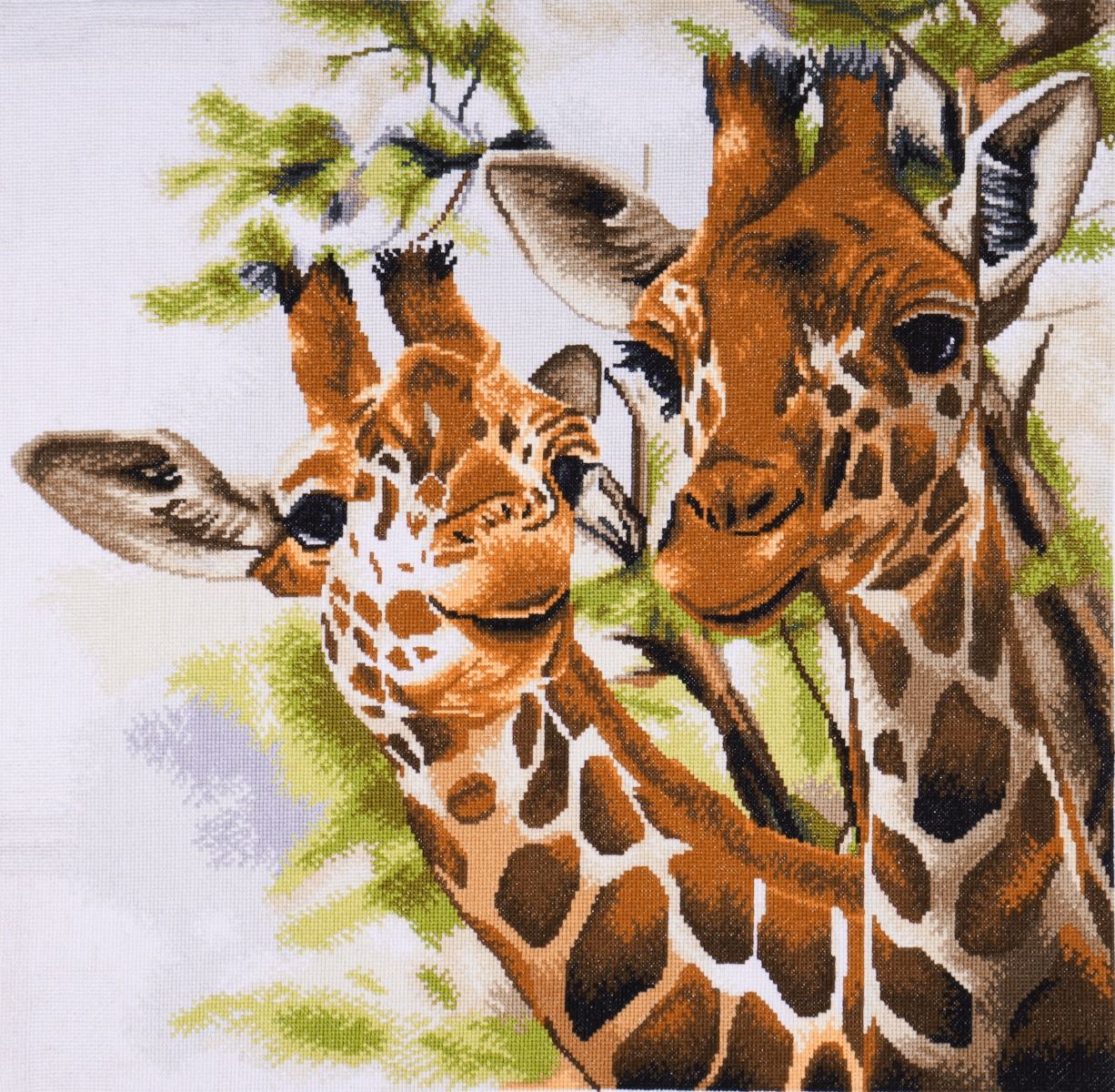 Trimits Giraffes Extra Large Printed Cross Stitch Kit