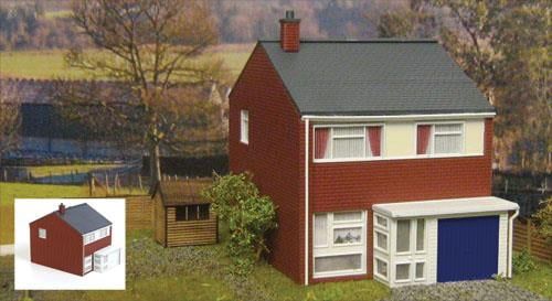 Fordhampton 1960s Three Bedroom House Kit OO Gauge