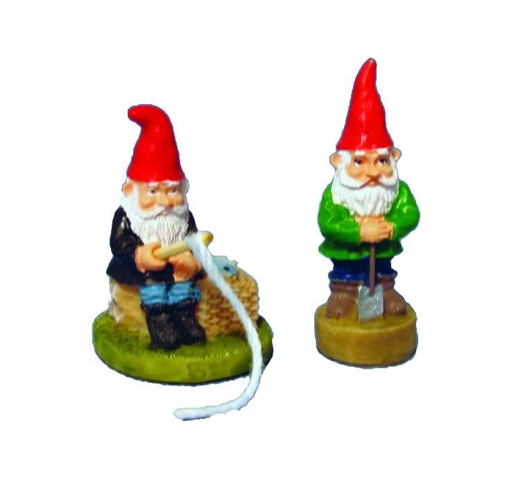 Active Garden Gnomes for 12th Scale Dolls House