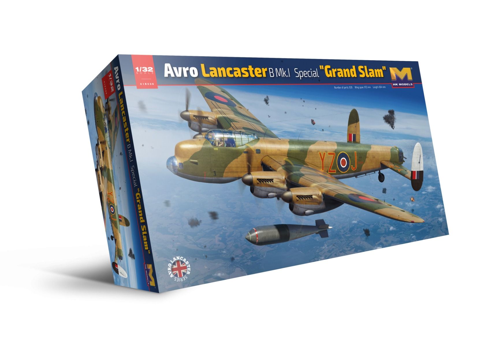 HK Models 1/32 Scale Avro Lancaster B Mk.1 Grand Slam Model Kit