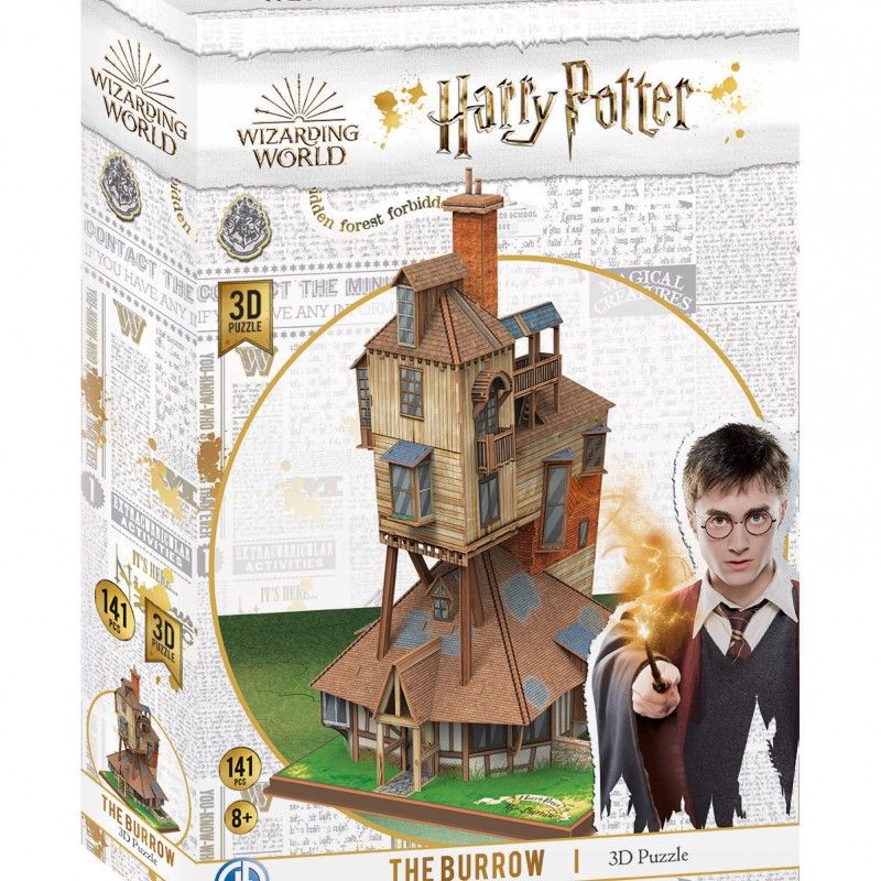 Harry Potter The Burrow 3D Puzzle Hobbies