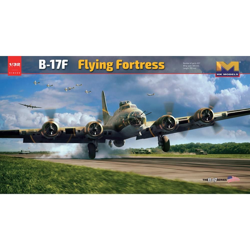 HK Models 1/32 Scale B-17F Flying Fortress 'Memphis Belle' Model Kit