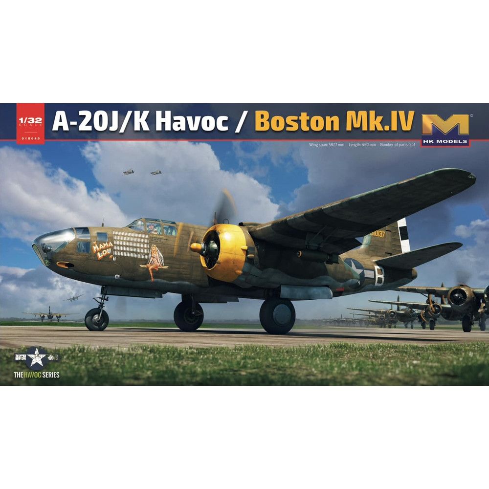 HK Models 1/32 Scale A-20J/K Havoc/Boston IV 1945 Model Kit